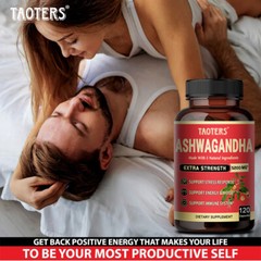 Ashwagandha Capsules 5200mg, 6 Month Supply, Highest Potency Turmeric Pepper