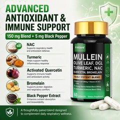 Lung Cleanse Advanced Complex Capsules – Detox, Lung & Respiratory Health 60caps