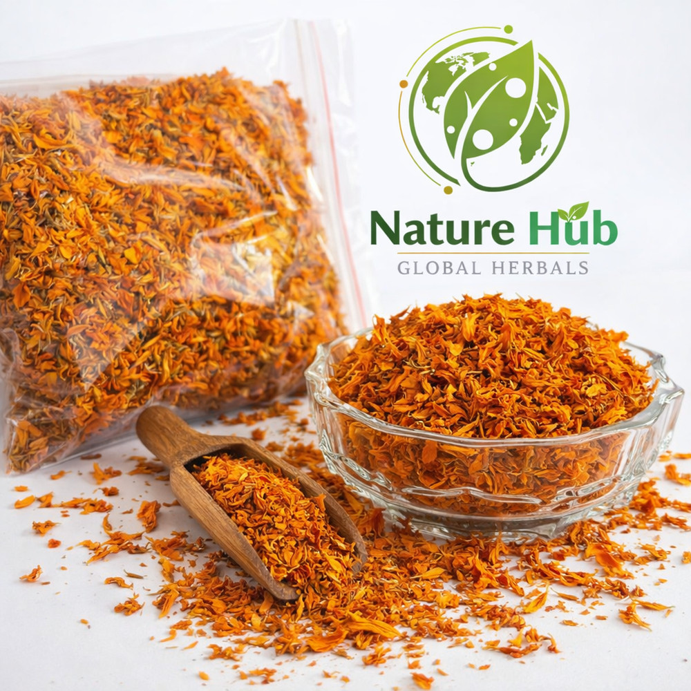 Premium Ceylon Dried Marigold Petals (Calendula) | 100% Organic Pure Herbal Tea