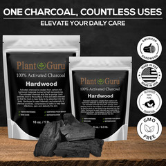 Activated Charcoal Powder 1 lb. Hardwood – Food Grade Kosher Non-GMO – Teeth Whi