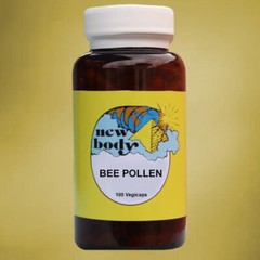 New Body Bee Pollen 100 Vegicaps No Fillers, Binders or Additives.