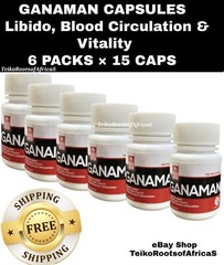 6X Ganaman Capsules Enhance Libido, Blood Circulation & Vitality – 15caps
