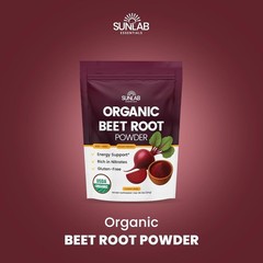Organic Beet Root Powder (8oz) USDA Organic Beetroot Powder Supplement – Energy,