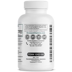Bronson Copper Glycinate 3mg Chelated Superior 180 Count (Pack of 1)