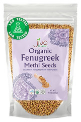 Jiva Organic Fenugreek Seeds 7 Ounce – Non-Gmo, Gluten Free, All Natural Fenu…