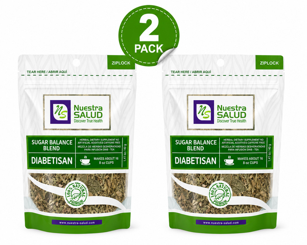 2 Pack Diabetisan/ Sugar Balance Blend 100% Natural Tea-Nuestra Salud 80g. Total