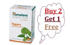 🌿 Himalaya Tagara 1 Box (60 Tablets) | Buy 2 Get 1 Free | Expiry 01-2027