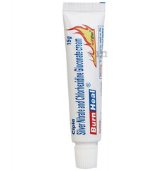 Cipla Burn Heal Silver Nitrate and chlorhexidine Gluconate Cream 15g
