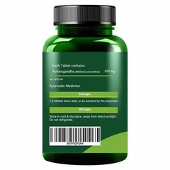 Ashwagandha 850mg Men’s Sexual Wellness & Stress Relief (Pack of 2 x 60 Tablets)