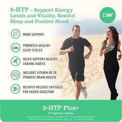 NatureWise 5-HTP 200mg Supplement from Griffonia Seeds 30 Count (Pack of 1)