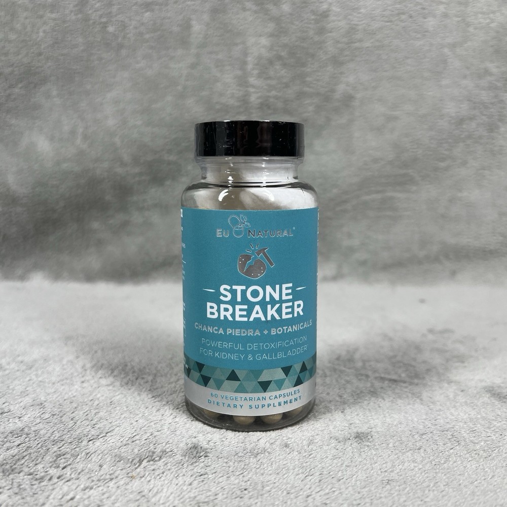 STONE BREAKER Chanca Piedra Kidney Cleanse 60 Soft Capsules EXP: 03/2027