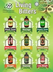 Black Seed Living Bitters 16oz Organic Detox Health Remedies Original Herboganic