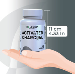 Organic Activated Charcoal- Highly Absorbent – Detox Supplement – Gas & Bloating