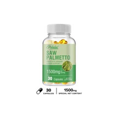 Saw Palmetto Capsules 1500mg – Prostate & Urinary Tract Health,Prevent Hair Loss