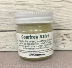 Amish Made Herbal Comfrey Salve / Choice of 1 OZ & 4 OZ Jar