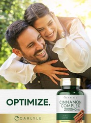 Ceylon Cinnamon Complex with Gymnema and Mulberry | 150 Capsules | by Carlyle