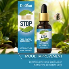 Stop Herbal Balance Drops, Natural Plant-Based Essence for Calm Focus & Clarity