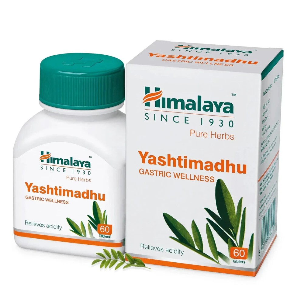 6 X Yashtimadhu By Himalaya a natural antacid gastri & duodenal ulcers Exp 2026.