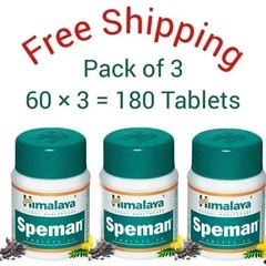3 x Himalaya Speman 180 Tabs For Men’s Health Pure Herbal Exp 2028