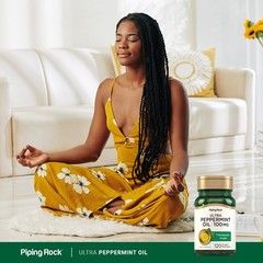 Peppermint Oil | 50mg | 120 Softgel Capsules | Non-GMO | by Piping Rock