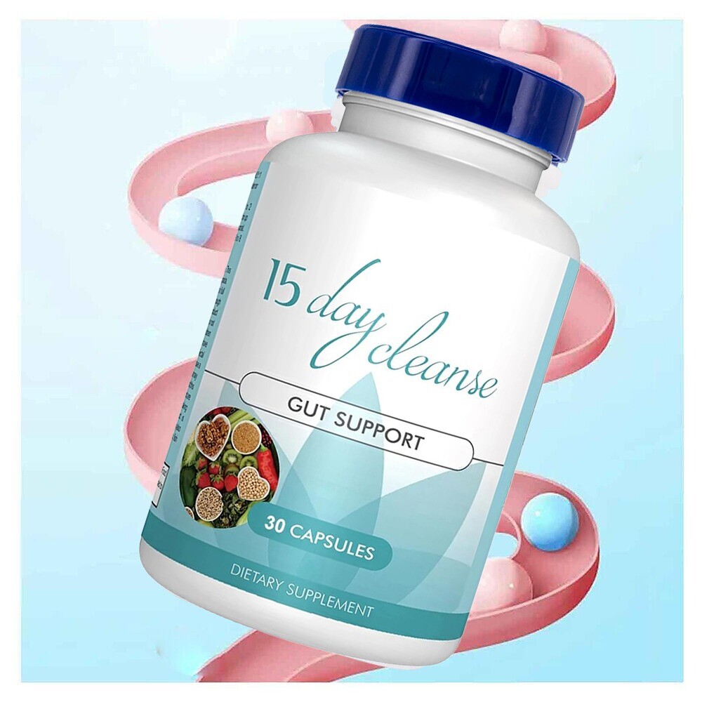 Advanced Gut Health Colon Support Immune System 15 Day Cleanse Detox 30 Pills US