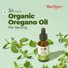 Organic Oregano Oil Liquid Drops – Sugar Free, 6 Month Supply, Immune Support