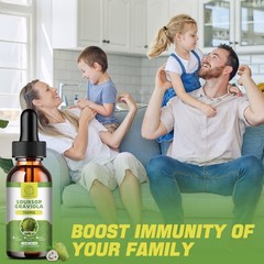 Pure Soursop Graviola Extract Liquid Drops Support Regeneration, Immune Boost