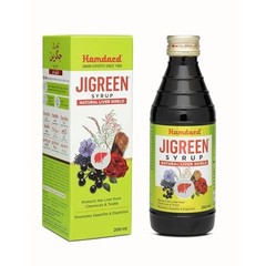 Hamdard Jigreen Syrup 200ml | Unani Herbal Liver Care Syrup | Pack of 1