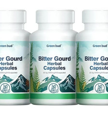 Green Bud 1 Bitter Gourd Herbal Capsules Contain Extracts of Bitter Gourd, Cinna