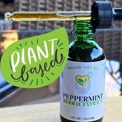 Peppermint Pure Extract Non-alcohol Organic Liquid Herbal Drop Natural 2 FL OZ