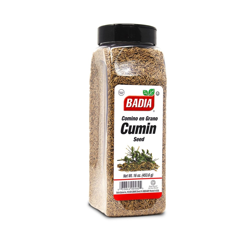 Badia Cumin Seeds, 16 oz – Whole Comino Seeds for Cooking & Seasoning
