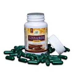 Cinnamon Capsules 60 Capsules Bottle Dietary Suppelment Spice Antioxidant-Pack 1