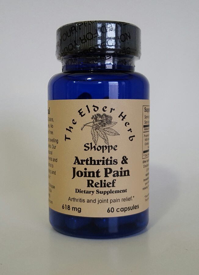 The Elder Herb Shoppe Arthritis & Joint Pain Relief Capsules 60 ct. 618mg