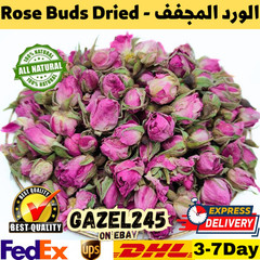 Red Rose Flower Buds Floral Dried Fresh Herbal Natural AA الورد المجفف