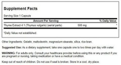 Swanson Thyme Leaf – Herbal Supplement Supporting 120 Count (Pack of 1)