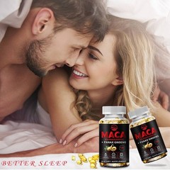 Maca + Panax Ginseng Highest Potency 12000mg Supports Desire Stamina Performance