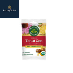 Traditional Medicinals Organic Throat Coat Lemon Ginger Echinacea – 16 Ct