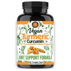 Turmeric Curcumin Vegan 95% Curcuminoids BioPerine + Apple Cider Weight Loss 2PK