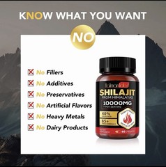 4Pack Pure Himalayan Shilajit, Soft Resin, Organic Extremely Potent, Fulvic Acid