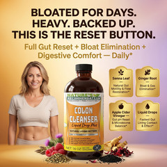 COLON CLEANSE BITTERS Cleanse Liver Flush Organic Natural Digestive Reset 16 oz