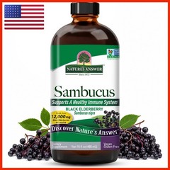 Nature’s Answer Sambucus Black Elderberry 16 Fl Oz