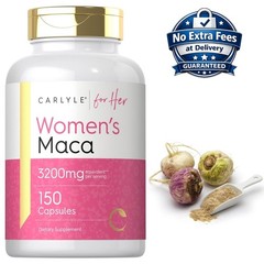 Maca para Mujer Extracto de Raíz 3200mg Roja Amarilla Negra Lepidium meyenii