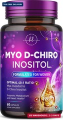 Myo-Inositol & D-Chiro Inositol Supplement 2000mg – Myoinositol with Ideal 40:1