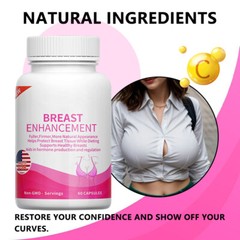 60 Pills Strong Breast Growth Capsules Bust Enhancement Capsules