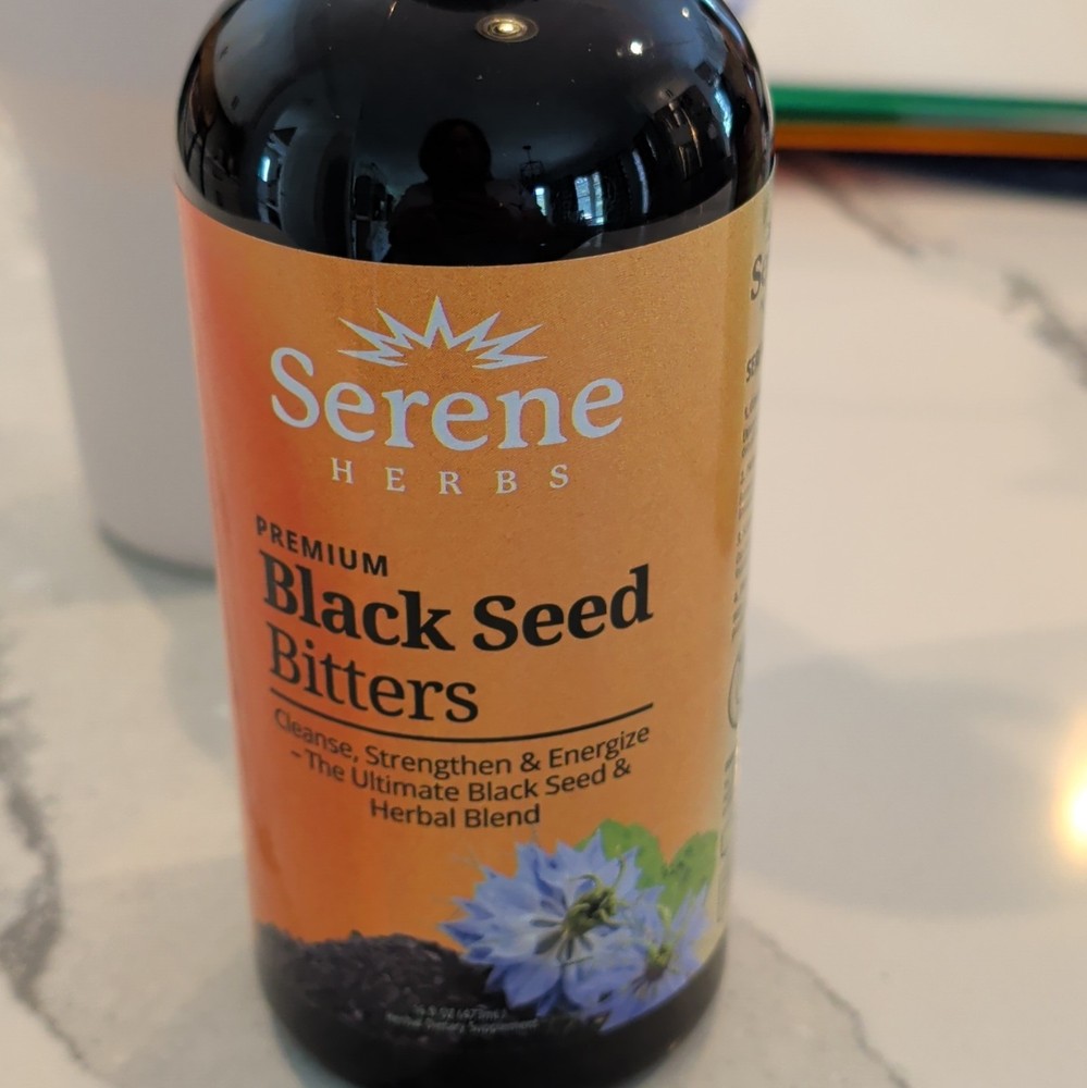Serene Herbs Premium Black Seed Bitters- SEALED Exp 12/2027