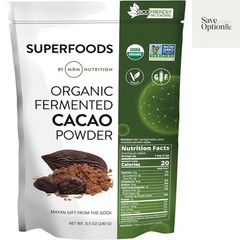 Rich Flavor Organic Cacao Powder – Antioxidant Superfood, Gluten Free, 8.5oz