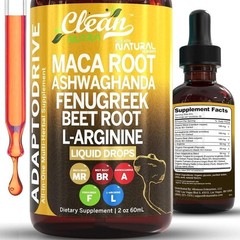 Vegan Organic Maca Liquid Drops Multi Herbal Daily Body Wellness Supplement