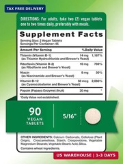 Nature’s Truth Vitamin B Complex for Women & Men | Plus B12 | 90 Tablets | High