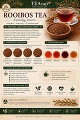 Rooibos Tea Natural Organic Caffeine-Free Herbal Health & Relaxation 1oz | 28.3g