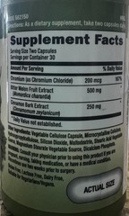 MARK DOWN! (2 Bottles) GNC Bitter Melon Complex 60 Cap Chromium Cinnamon Vegan